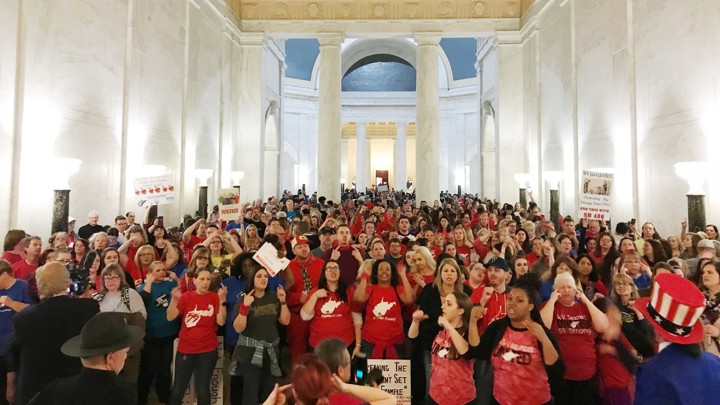West Virginia Teachers Strike, Photo by Robert Ray