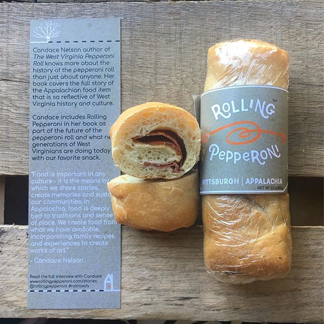 SS11: Candace Nelson, author of The West Virginia Pepperoni Roll, knows more about the history of the pepperoni roll than just about anyone. @candace07 took time to talk with RP about the influence of food on culture and vice-versa. Full interview link in bio 🤓 We could not be more excited to unite with fellow WV women about food culture and love our partnership w Pepp Roll boss lady Candace. Check out her book to pepp, pepp, pepp up your pepperoni roll knowledge! #pghfood #appalachia #pepperonirolls